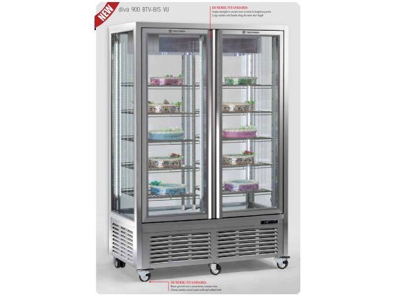 Vetrina refrigerata Diva 901 BTV-BIS VU +5/-18°
